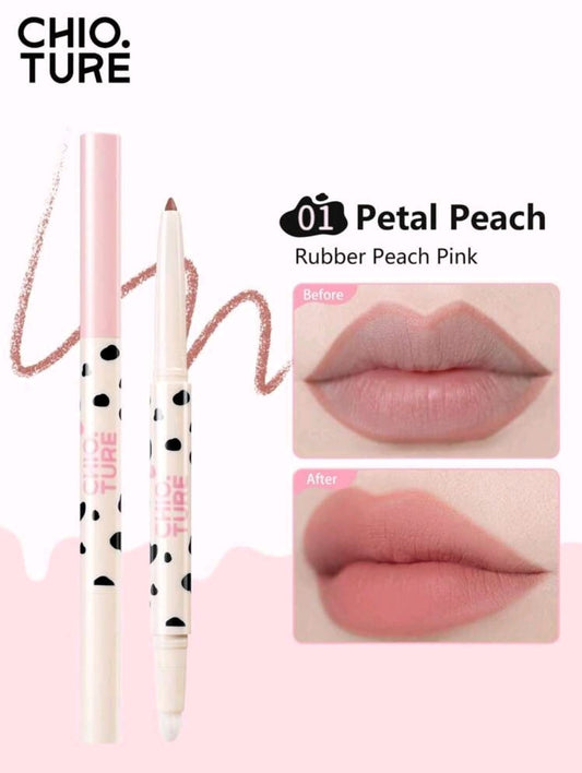 CHIOTURE Lip Liner Pencil â€“ 01 Petal Peach â€“ Rubber Peach Pink
