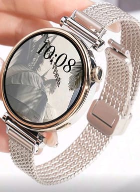 20mm Magnetic Milanese Watch Band – Women Metal Mesh Replacement Strap