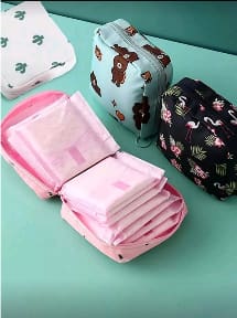 Portable Travel Underwear Organizer Pouch â€“ Waterproof Storage Bag